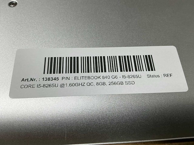 Dell elitebook 840 g6 - i5-8265u laptop - afbeelding 4 van  5