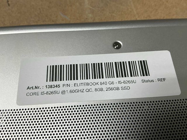 Dell elitebook 840 g6 - i5-8265u laptop - afbeelding 4 van  5