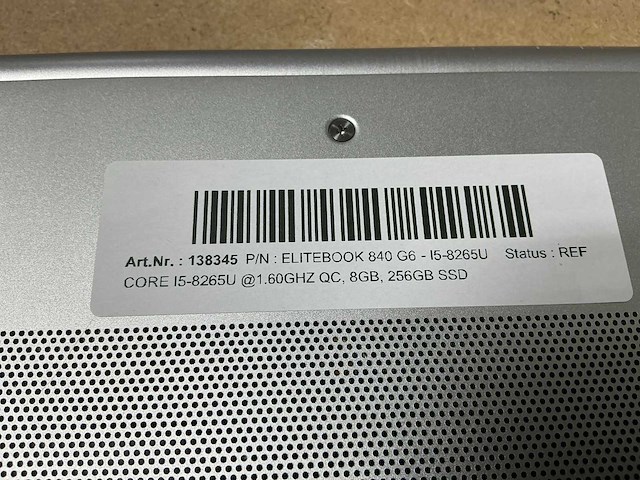 Dell elitebook 840 g6 - i5-8265u laptop - afbeelding 4 van  5