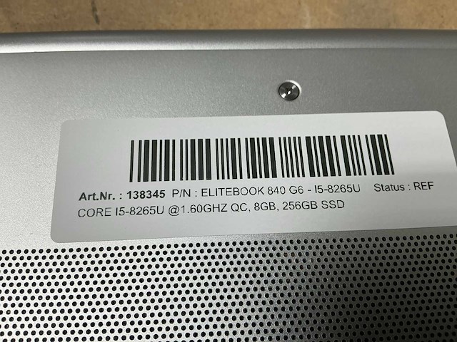 Dell elitebook 840 g6 - i5-8265u laptop - afbeelding 4 van  5