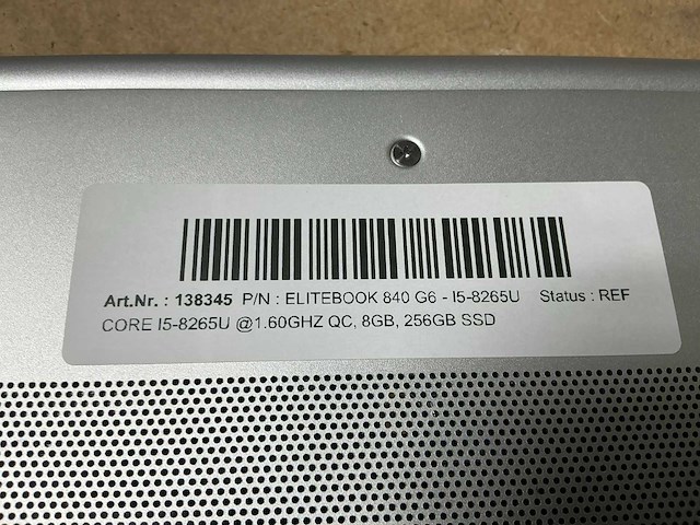 Dell elitebook 840 g6 - i5-8265u laptop - afbeelding 4 van  5