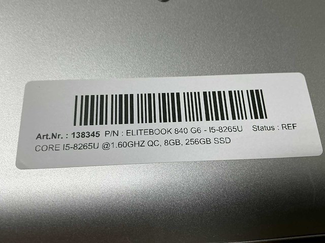 Dell elitebook 840 g6 - i5-8265u laptop - afbeelding 4 van  5