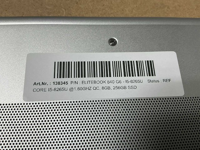 Dell elitebook 840 g6 - i5-8265u laptop - afbeelding 4 van  5