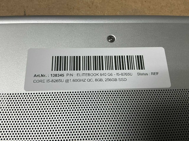 Dell elitebook 840 g6 - i5-8265u laptop - afbeelding 3 van  4
