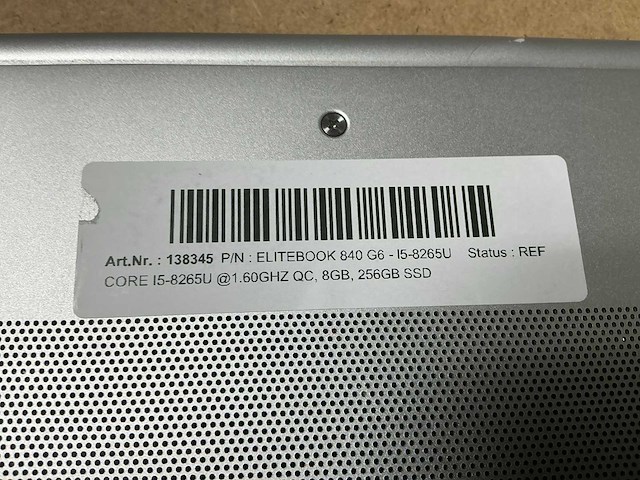 Dell elitebook 840 g6 - i5-8265u laptop - afbeelding 3 van  4