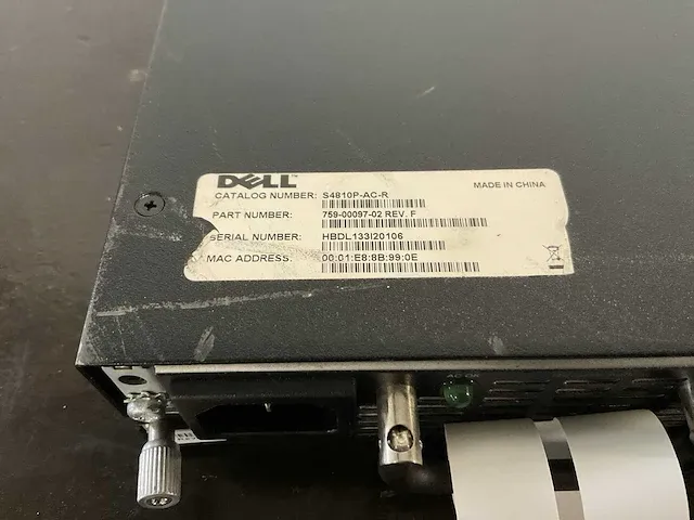 Dell emc force10 s4810 19" switch - afbeelding 4 van  7