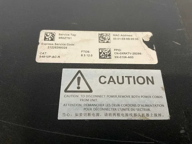 Dell emc force10 s4810 19" switch - afbeelding 7 van  7