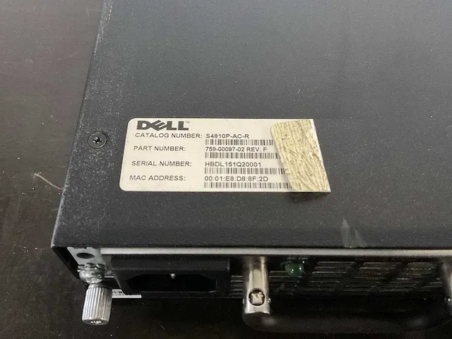 Dell emc force10 s4810 19" switch - afbeelding 5 van  7