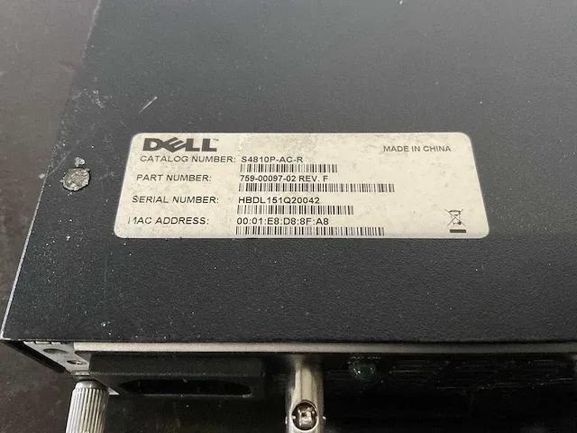 Dell emc force10 s4810 19" switch - afbeelding 4 van  7