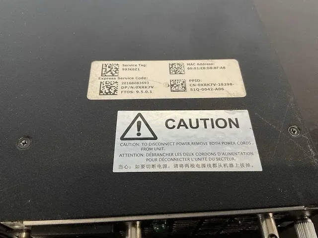 Dell emc force10 s4810 19" switch - afbeelding 5 van  7