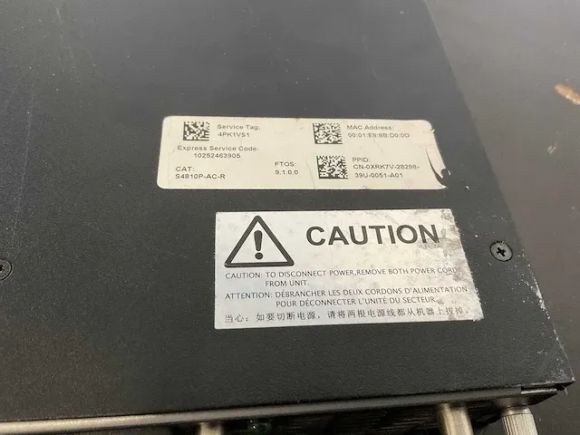 Dell emc force10 s4810 19" switch - afbeelding 7 van  8