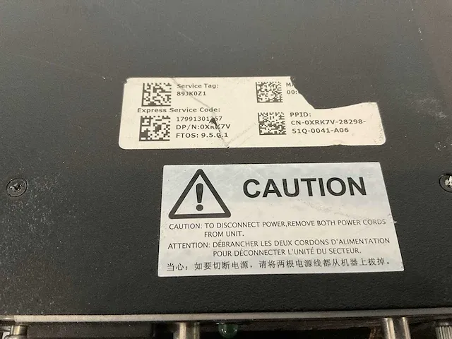Dell emc force10 s4810 19" switch - afbeelding 8 van  8