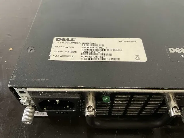 Dell emc force10 s4810 19" switch - afbeelding 5 van  7
