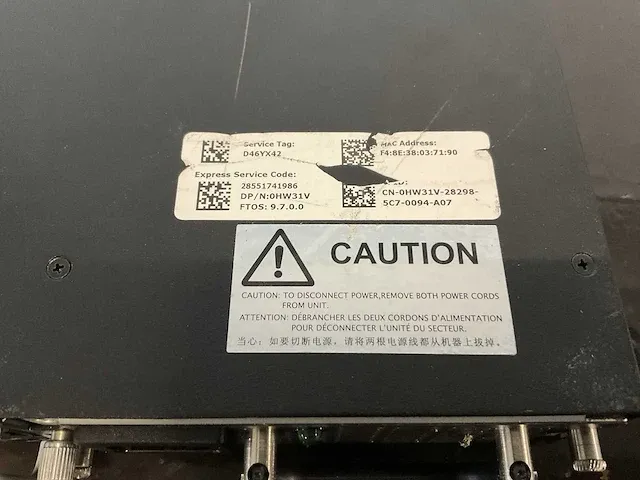 Dell emc force10 s4810 19" switch - afbeelding 6 van  7
