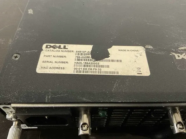 Dell emc force10 s4810 19" switch - afbeelding 5 van  8