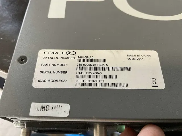 Dell emc force10 s4810p 19" switch - afbeelding 5 van  6