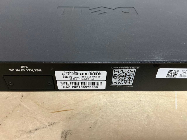 Dell gdtpk 48-port gigabit managed switch - afbeelding 2 van  2