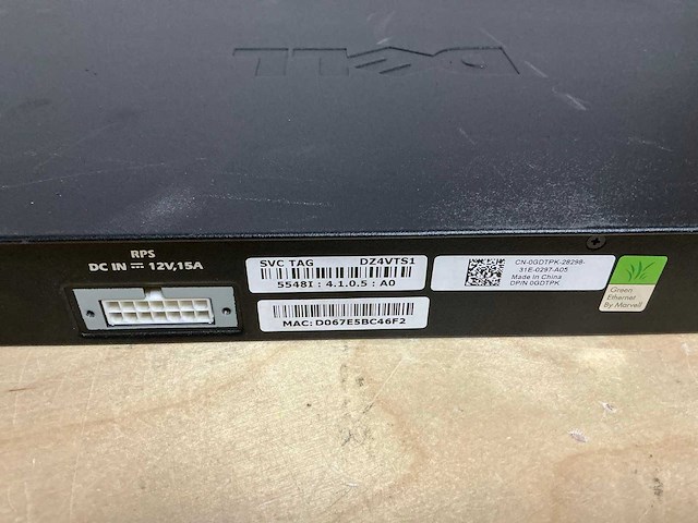 Dell gdtpk 48-port gigabit managed switch - afbeelding 2 van  2
