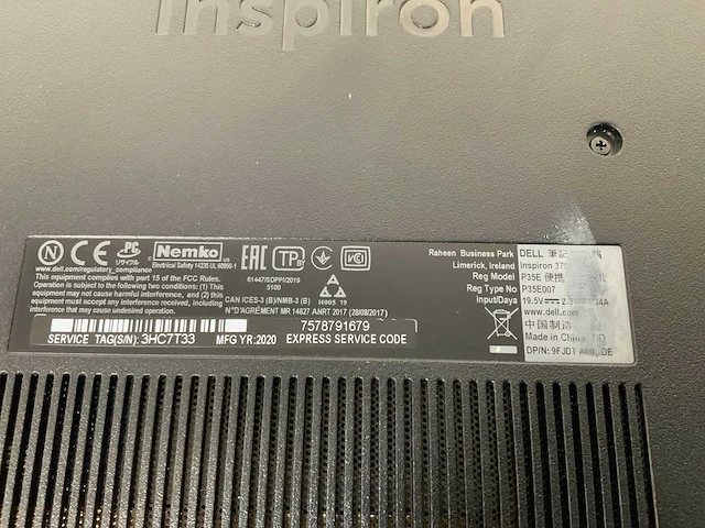 Dell inspiron 3793 18”, core(tm) i5 10th gen, 8 gb ram, 512 gb nvme laptops (2x) - afbeelding 13 van  13