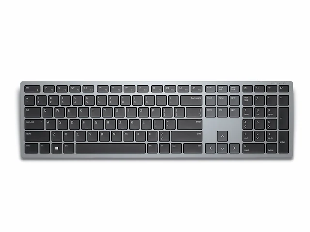 Dell kb700 toetsenbord rfdraadloos + bluetooth azerty belgisch grijs - afbeelding 1 van  1