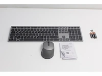 Dell km7321w toetsenbord inclusief muis kantoor rfdraadloos + bluetooth qwertz duits grijs, titanium - afbeelding 5 van  5