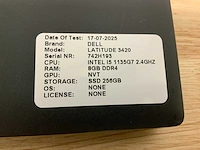 Dell latitude 3420 laptop - afbeelding 7 van  7