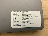 Dell latitude 5310 2-in-1 laptop (2x) - afbeelding 8 van  10