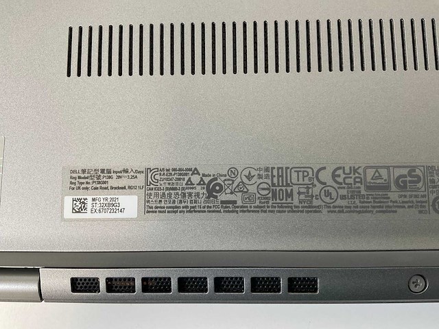 Dell latitude 5320 13.3”, core(tm) i7 11th gen, 16 gb ram, 512 gb nvme laptop - afbeelding 7 van  7