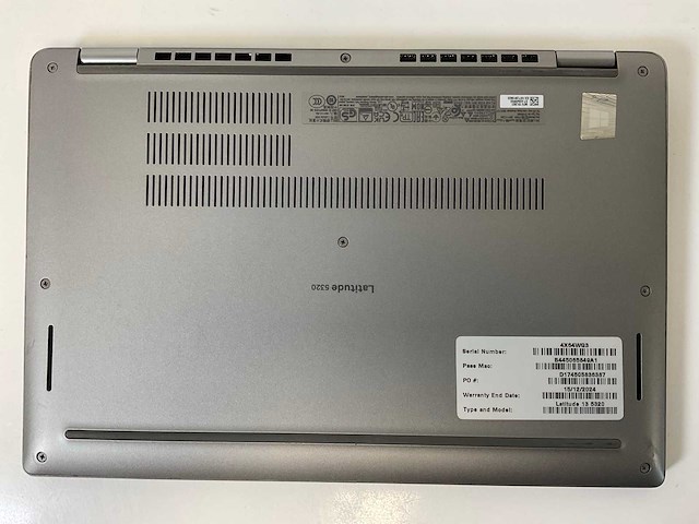 Dell latitude 5320 13.3”, core(tm) i7 11th gen, 16 gb ram, 512 gb nvme laptop - afbeelding 6 van  7