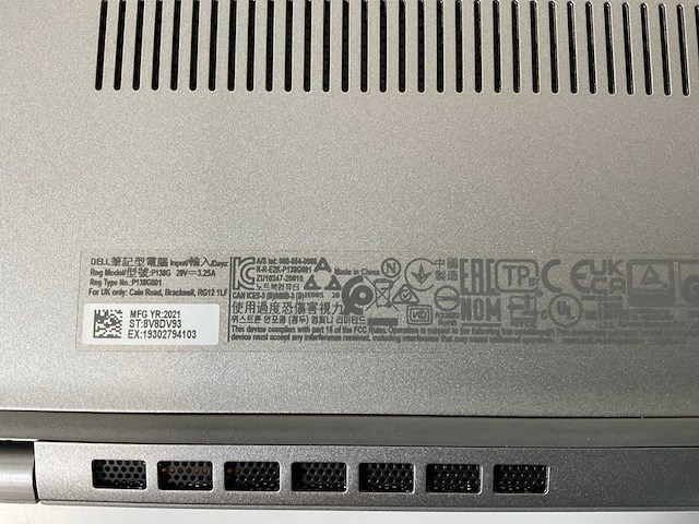 Dell latitude 5320 13.3”, core(tm) i7 11th gen, 32 gb ram, 512 gb nvme laptop - afbeelding 7 van  7