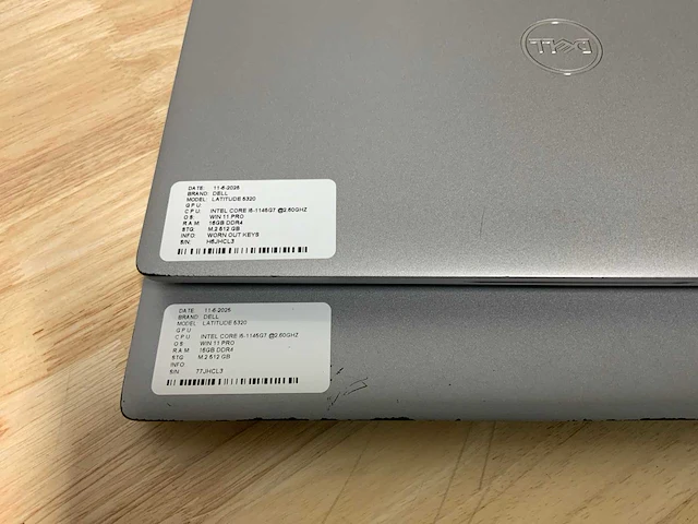 Dell latitude 5320 laptop (2x) - afbeelding 8 van  9