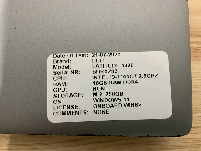 Dell latitude 5320 laptop (3x) - afbeelding 3 van  17