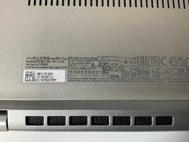 Dell latitude 5330 13.3”, core(tm) i5 12th gen, 16 gb ram, 512 gb nvme laptop - afbeelding 7 van  7