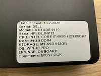 Dell latitude 5410(i7) laptop - afbeelding 7 van  8