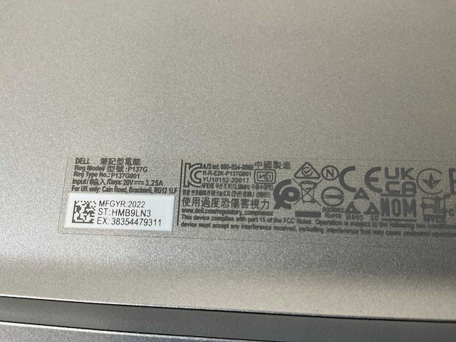 Dell latitude 5420 14”, core(tm) i5 11th gen, 8 gb ram, 256 gb nvme laptop - afbeelding 7 van  7