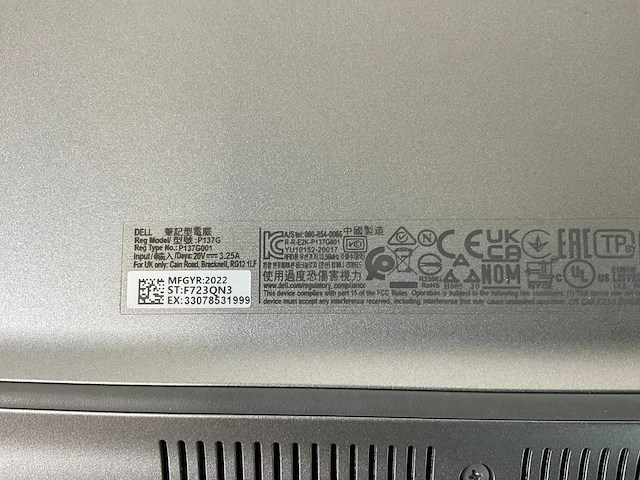 Dell latitude 5420 14”, core(tm) i5 11th gen, 8 gb ram, 256 gb nvme laptop - afbeelding 7 van  7