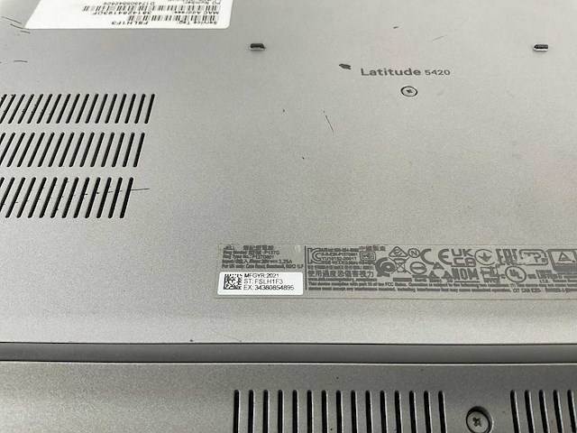 Dell latitude 5420 14”, core(tm) i7 11th gen, 16 gb ram, 512 gb nvme laptop - afbeelding 6 van  6