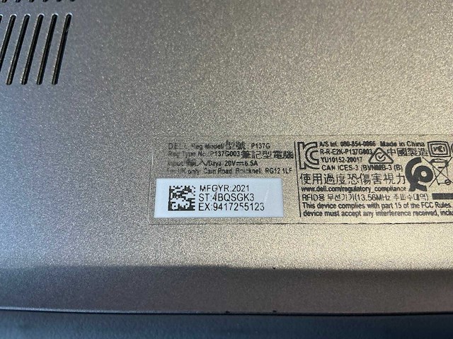 Dell latitude 5421 laptop - afbeelding 7 van  7