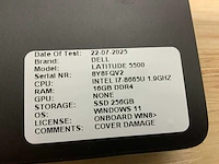 Dell latitude 5500(i7) laptop (2x) - afbeelding 8 van  8