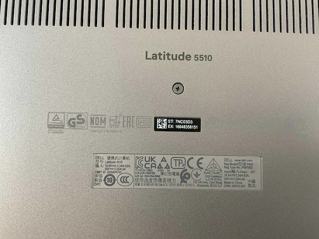 Dell latitude 5510 15.5", core(tm) i5 10th gen, 16 gb ram, 1 tb nvme laptop - afbeelding 7 van  7