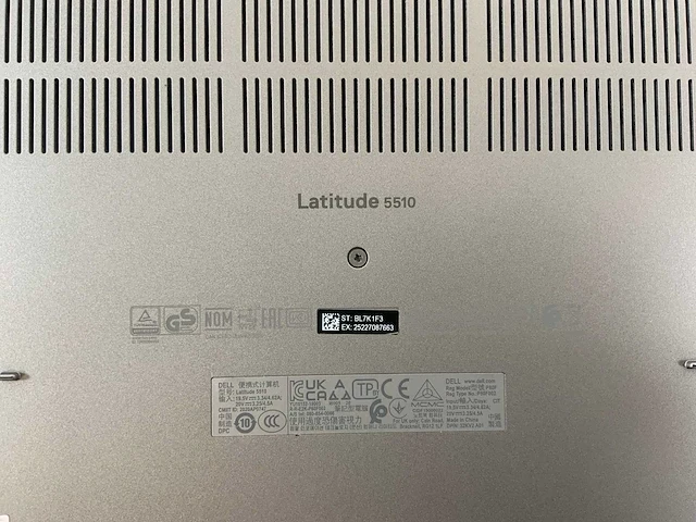 Dell latitude 5510 15.5", core(tm) i5 10th gen, 16 gb ram, 1 tb nvme laptop - afbeelding 7 van  8