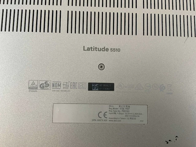 Dell latitude 5510 15.5". core(tm) i7 10th gen, 16 gb ram, 1 tb nvme laptop - afbeelding 7 van  7