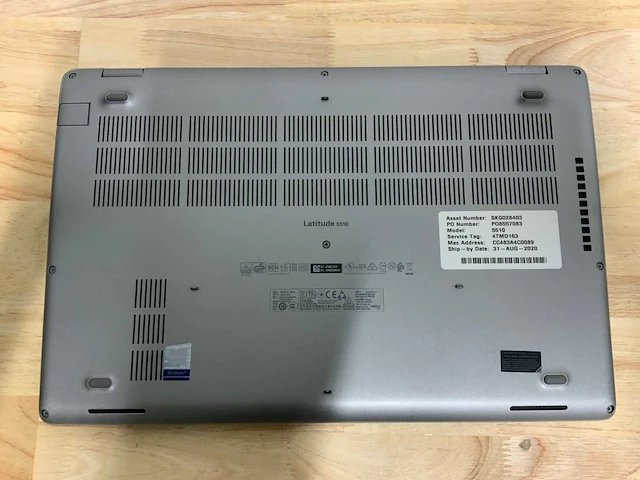 Dell latitude 5510 laptop (2x) - afbeelding 11 van  12