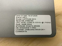 Dell latitude 5510 laptop (2x) - afbeelding 8 van  12