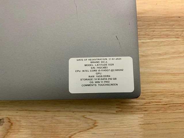 Dell latitude 5520 laptop - afbeelding 6 van  6