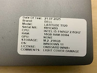 Dell latitude 5520 laptop - afbeelding 6 van  7
