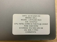 Dell latitude 5520 laptop - afbeelding 7 van  7