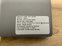 Dell latitude 5520 laptop - afbeelding 7 van  7