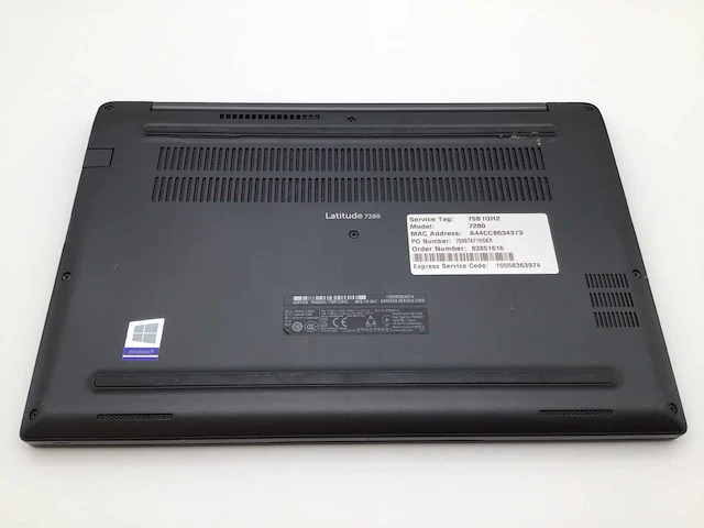 Dell latitude 7280 laptop - afbeelding 9 van  9