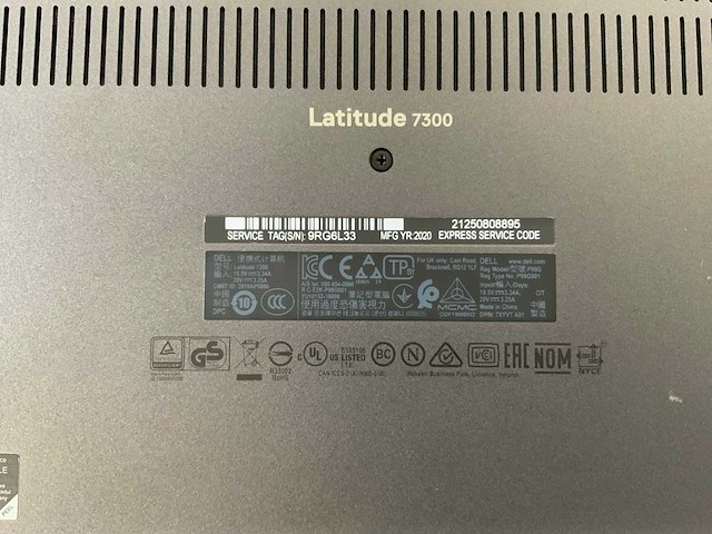 Dell latitude 7300 13.2", core(tm) i7 8th gen, 16 gb ram, no hdd laptops (2x) - afbeelding 8 van  16